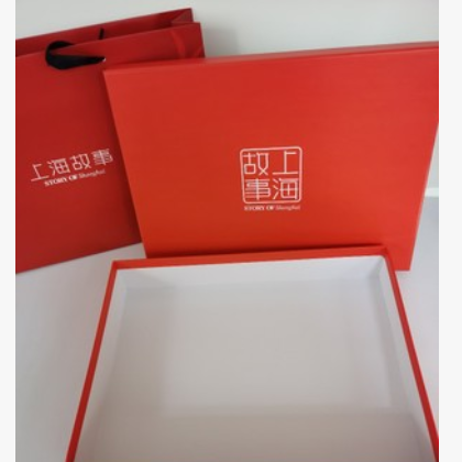 厂家促销羊绒羊毛围巾礼品盒上海故事天地盖白卡纸盒节日商务礼盒