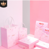 粉色樱花礼品盒长方形高档天地盖礼盒创意小清新礼物盒礼物包装盒