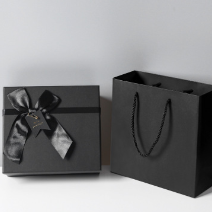 创意礼品盒黑色可乐礼盒天地盖礼品盒长方形婚礼口红礼物包装盒