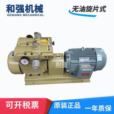 无油旋片泵 HZB60-SS-VB-03 模切烫金机用风泵 吸气速率19.8L/s 复合型气泵 国产高质量