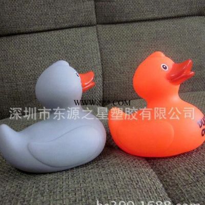 专业 个性洗澡鸭子 促销玩具BB响鸭子 搪胶喷油移印 加工