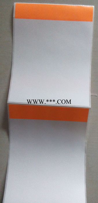 卷筒橙色合成纸可打印不干胶标签，现货供应，即买即发货