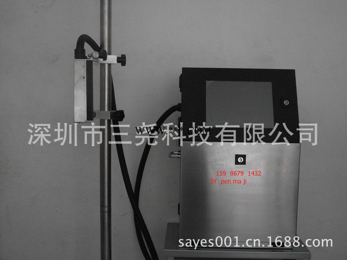 深圳电线喷码机 替代墨转轮打字机打印速度快 使用抗迁移墨水