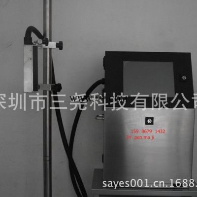 深圳电线喷码机 替代墨转轮打字机打印速度快 使用抗迁移墨水