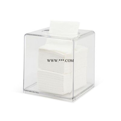 【海博**亚克力酒店用品 亚克力抽取式纸巾盒 有机玻璃纸盒 亚克力盒子定做