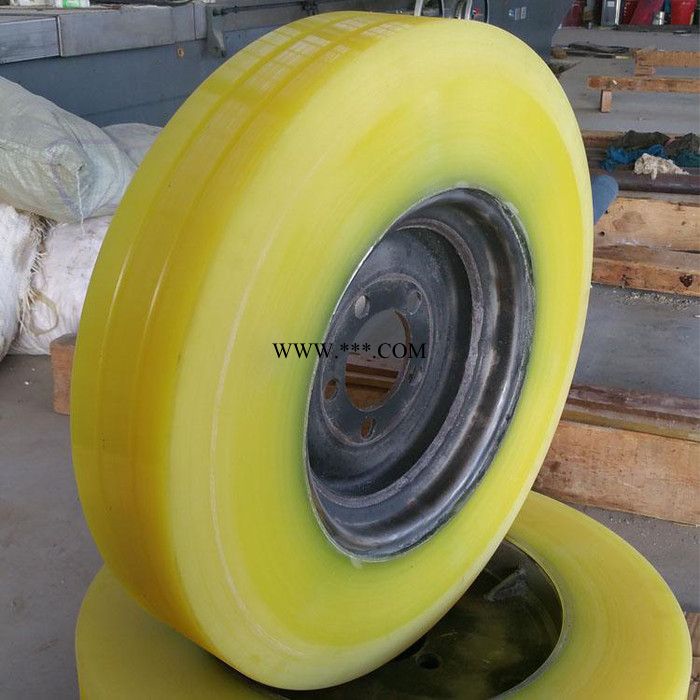 专业生产 高强度大型耐磨轮胎 聚氨酯轮胎  聚氨酯万向手推拖车轮子  品质保障