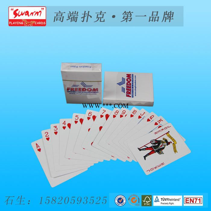 外贸扑克牌定制 铜版纸动漫扑克游戏卡 **扑克牌专业生产