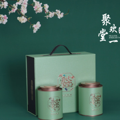 新款茶叶纸盒批发绿茶礼品盒西湖龙井信阳毛尖茶叶包装盒空盒