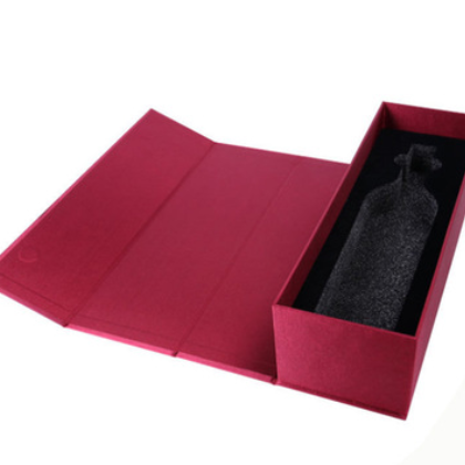 实力厂家特种纸硬纸板酒盒书本式包装盒烫金手工礼品盒定做