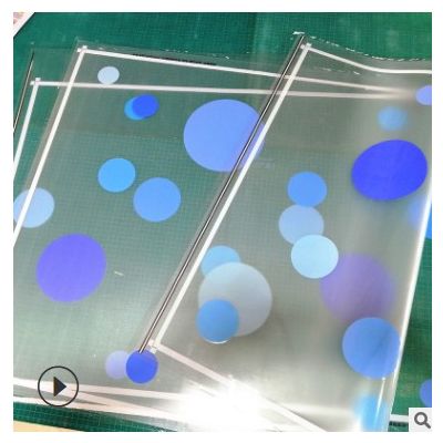 UV彩白彩透明贴纸来图定制商场装饰类玻璃贴厂家直销