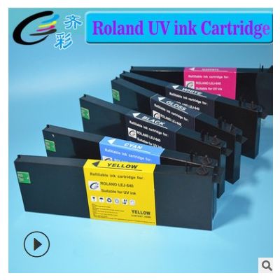 UV墨盒适用于罗兰Roland lef-300填充墨盒UV写真机墨盒含芯片