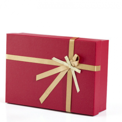 创意情人节精美天地盖红色礼品包装盒环保白卡纸圣诞礼盒套装批发