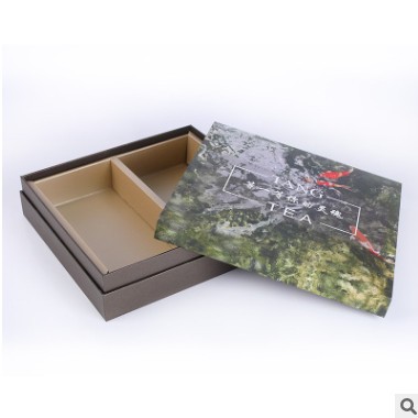 云南普洱茶叶包装盒 高档礼品盒加工定做天地盖茶砖礼盒设计批发