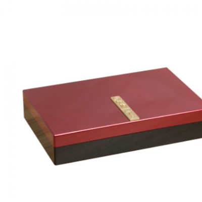 木制虫草西洋参海参保健品包装亮光烤漆木盒加工定制礼品盒子包装