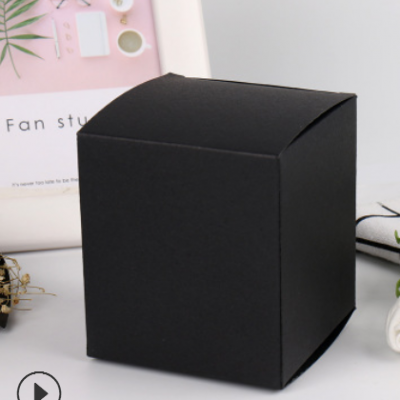 5CM现货通用黑卡盒定做黑色空白中性小黑盒定制纸包装盒可印Logo