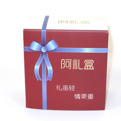 礼品盒白卡盒定制黑卡金银卡食品盒折叠纸盒定做彩印包装盒批发