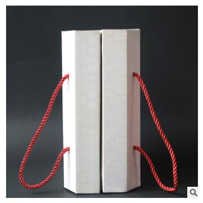手提绳礼盒红酒包装盒设计礼盒包装定制手提彩盒印刷盒瓦楞礼盒