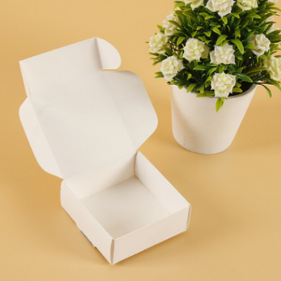 厂家定制香皂包装纸盒花茶叶包装通用彩色白卡纸翻盖盒定做批发