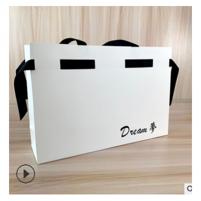 厂家直营高档服装纸袋定做环保礼品购物包装广告手提袋印刷logo