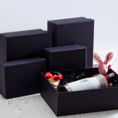 创意生日礼物盒可乐包装礼品盒黑色长方形天地盖包装盒子定制logo