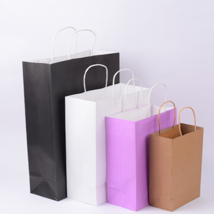 厂家热销新品 彩色手提袋外卖打包纸袋时尚礼品袋批发定做