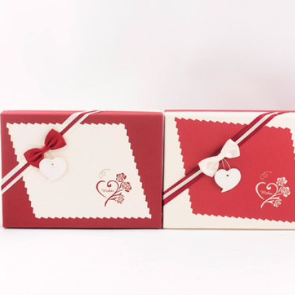 精美蝴蝶结礼品盒 生日礼物盒 长方形口红包装纸盒 包装盒定制