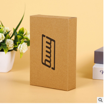 国产牛皮纸盒 纸盒 数码产品包装盒 彩印烫印小批量定制可加厚