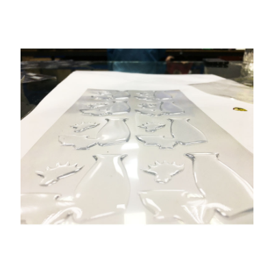 东莞厂家直供 透明水晶滴胶 不规则形状滴胶贴纸标签滴塑加工