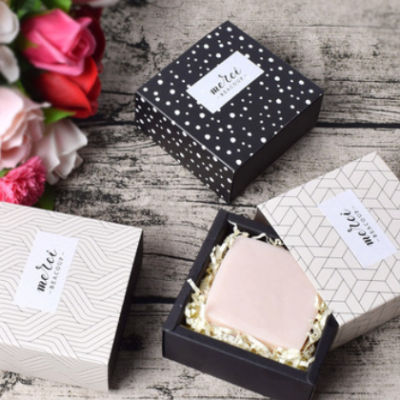 情人节巧克力礼品盒正方形抽拉式手工肥皂纸盒现货抽屉包装盒批发