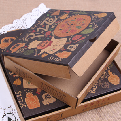 披萨盒 定做pizza礼品盒 包装盒 快餐店外卖打包盒 瓦楞盒纸盒