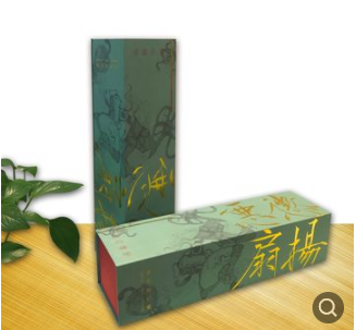 中国风翻盖磁扣烫金礼品包装盒 工厂定做方形纸盒飞机盒书型盒