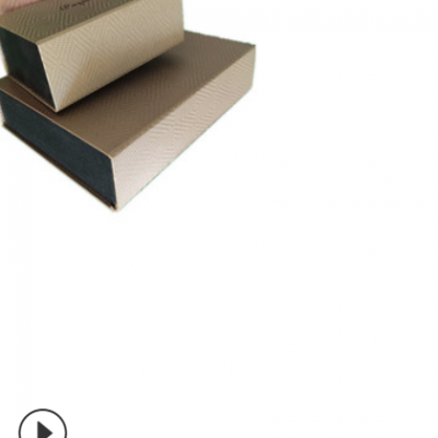 厂家定制翻盖首饰盒特种纸烫金击凸压纹长方形包装礼品盒