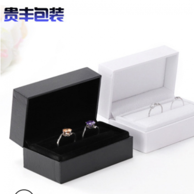 厂家销售结婚首饰盒对戒盒双戒指盒饰品收纳盒吊坠项链首饰包装盒