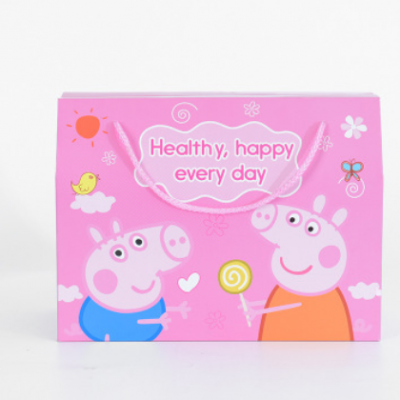 宝宝满月礼盒空盒子周岁喜蛋生日回礼袋小猪百日宴喜糖盒包装盒