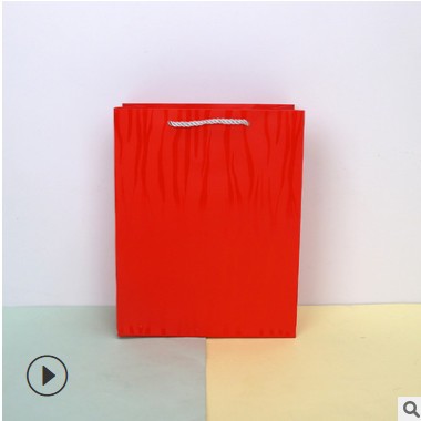 创意中国结红色礼品纸袋新年喜庆手提袋回礼袋送礼包装袋现货批发