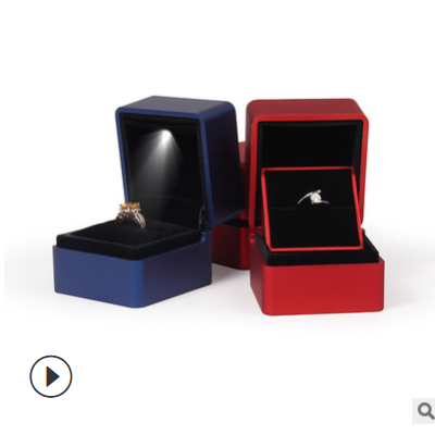 礼品 戒指首饰盒 珠宝LED求婚戒指表白包装首饰盒 现货批发
