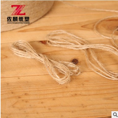 复古麻绳DIY牛皮纸盒包装配件 吊牌麻绳装饰辅料麻绳纸盒装饰
