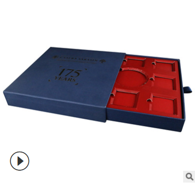 情人节礼物抽屉式礼品盒 DIY可拆正方形巧克力包装礼盒厂家定制