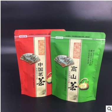厂家直销 现货茶叶包装袋 通用款茶叶自封袋150g250g凤凰茶包装袋