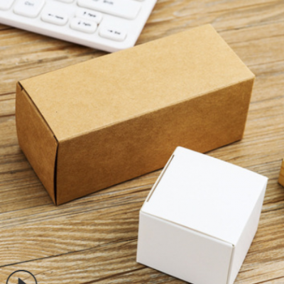 T厂家现货长方形牛皮纸彩盒女装折叠包装盒白卡纸礼品盒黑卡纸盒