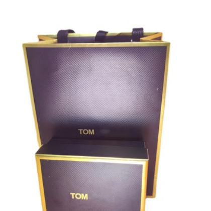 新款TF汤姆福特口红礼品盒香水套盒TF方管唇膏礼盒包装手提袋现货