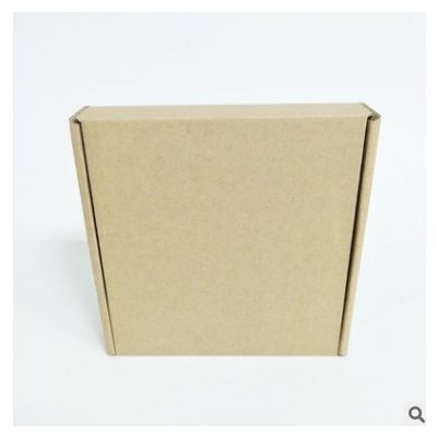 瓦楞纸折叠盒 快递包装飞机盒 黑卡硬纸礼品盒地摊货源
