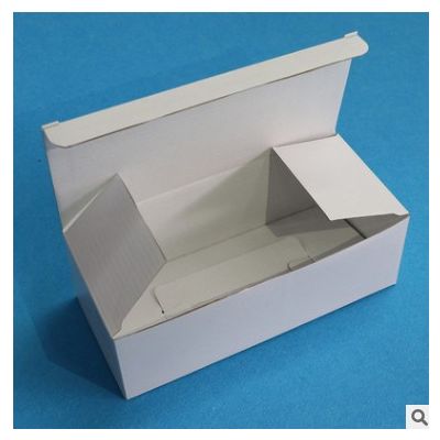 折叠纸盒地摊商品 三层瓦楞纸包装盒 双面白纸板覆膜白盒