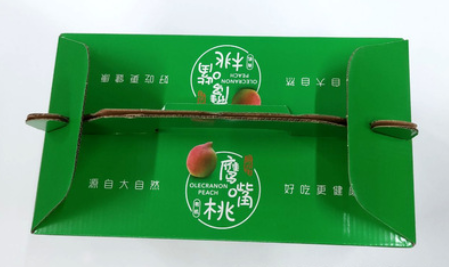 厂家定制鹰嘴桃包装盒水果礼盒5斤装自带提手款通用包装