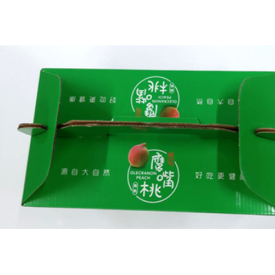 厂家定制鹰嘴桃包装盒水果礼盒5斤装自带提手款通用包装