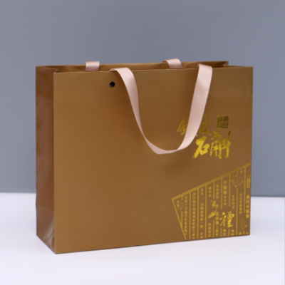 生产工厂加厚白卡纸袋定制服装礼品包装袋购物烫金手提袋印刷logo