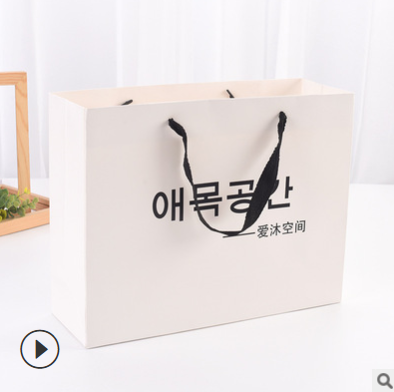 批发新款韩国广告购物手提袋袋定做服袋定制礼品包装袋子logo