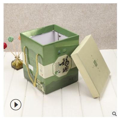 厂家定制创意粽子包装礼盒 创意手提式粽子盒包装 可定做logo