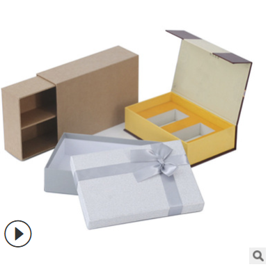 礼品盒制作ins大号饰品盒印logo护肤品包装盒设计胶印包装纸盒子