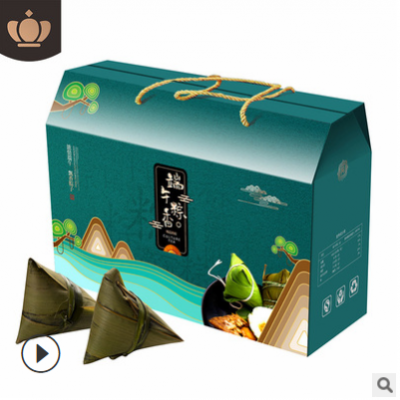 粽子包装盒定制粽子礼品盒手提粽子包装彩印粽子包装盒手提礼品盒